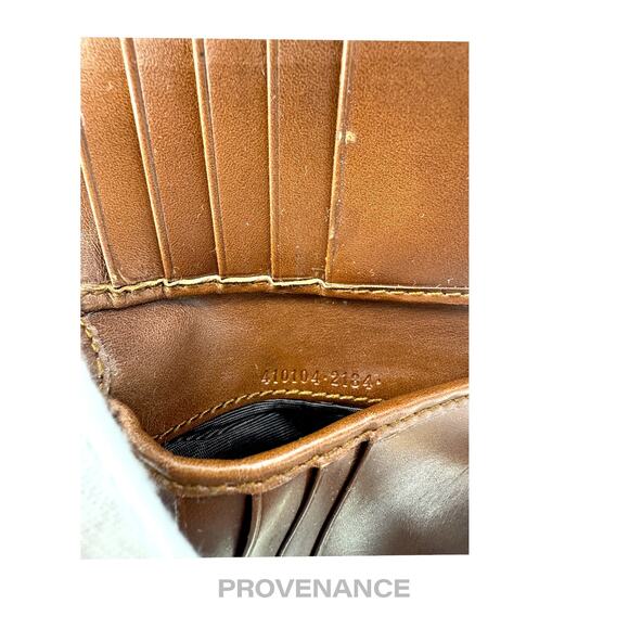 🔴 Gucci Trifold Snap Wallet - GG Supreme Brown - Picture 10 of 10